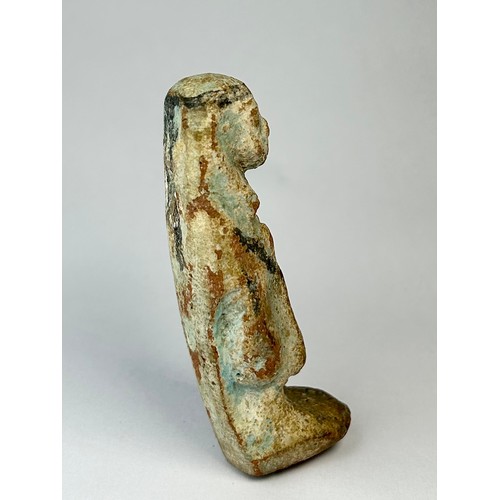 6 - Ancient Egyptian Shabti. Circa 945-730 BCE. 74mm x 27mm. A foreman shabti from the 22nd Dynasty, 3rd... 