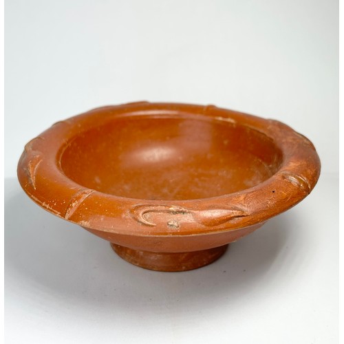 62 - Roman Samian Ware Group (3). Circa 1st-3rd century CE. 95mm - 130mm. Small Samian dish found in Sali... 