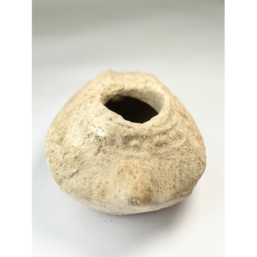 63 - Ancient Roman Oil Lamp. Holyland, circa 300-400 CE. ex. Private UK collection, purchased from Coincr... 