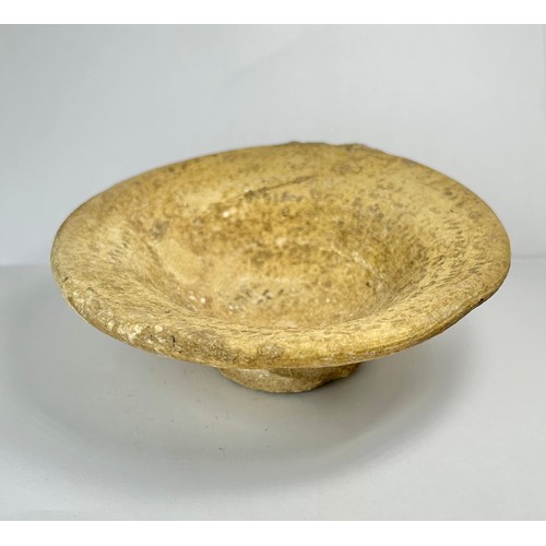 61 - Mesopotamia, Jewish Magic Bowl. Circa 200-500 CE. 120 x 46 mm. A terracotta bowl with Mandaitic insc... 