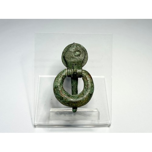 108 - Anglo-Saxon Buckle & Plate. Circa 6th century CE. Copper-alloy, 42mm x 24mm 26.75g. An exception... 