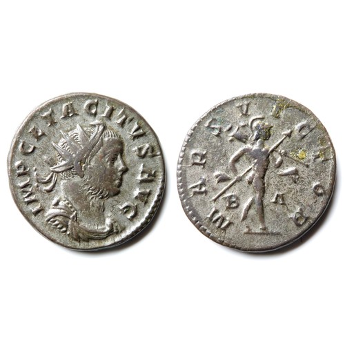 299 - Tacitus Antoninanus. November/December 275 AD-June 276 AD. Radiate and draped bust right, IMP CL TAC... 