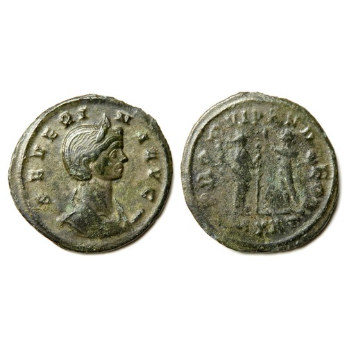 297 - Severina Antoninanus. Ticinum 274-5 AD. Diademed and draped bust right, SEVERINA AVG. R. PROVIDEN DE... 