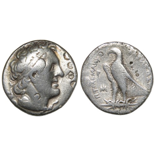 84 - Egypt, Ptolemy I Silver Tetradrachm. 323-283 BC. Diademed head of Ptolemy I right, wearing aegis aro... 