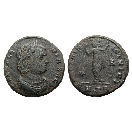 153 - Galeria Valeria, Follis. Thessalonica, 308-311 AD. GAL VALERIA AVG, diademed and draped bust right. ... 