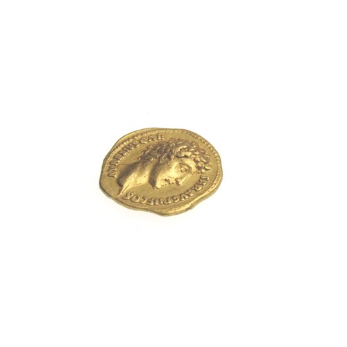 125 - Marcus Aurelius. As Caesar, AD 139-161. Gold Aureus. 20mm, 6.98g. Rome mint. Struck under Antoninus ... 