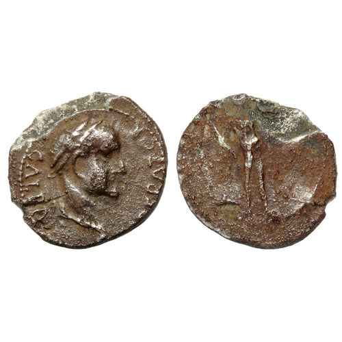 119 - Galba denarius. Silver, 19mm, 2.64g. Laureate head right, IMPERATOR GALBA. R. CONCORDIA ?Figure stan... 