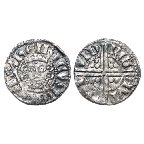 209 - Henry III Silver Penny. Long Cross Coinage, 1247-72. Silver, 1.28 grams. 17.80 mm. Obverse: Crowned ... 