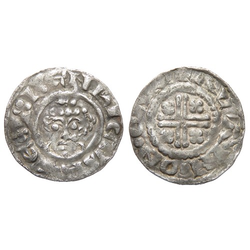 201 - Henry II Carlisle Mint Short Cross Penny. Short Cross Coinage, 1180-1189 AD. Silver, 1.27 grams. 20 ... 