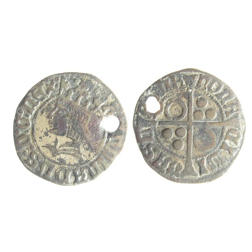 276 - Spain, Catalonia. Ferdinand II of Aragon Croat. Circa 1479-1516. Billon, 2.68g. 25 mm. Crowned bust ... 