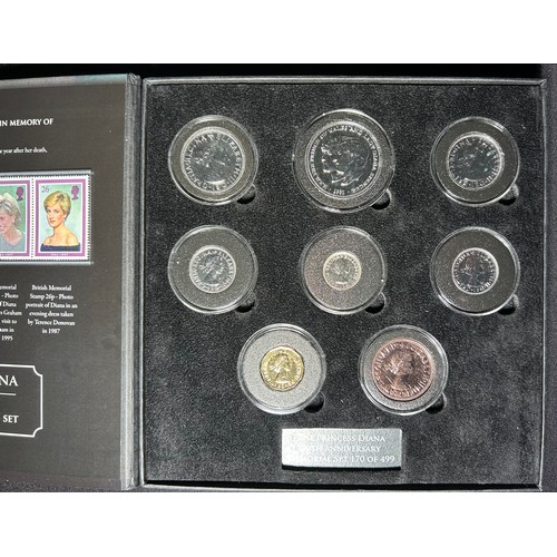 356 - Jubilee Mint Royal Commemorative Coin and Stamp Sets (2). Prince Charles 70th birthday & Princes... 