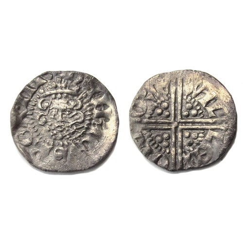 214 - Henry III Penny. Phase II, 1248-50. Provincial. Norwich mint, class 3b. Silver, 1.29g. 18mm. Crowned... 