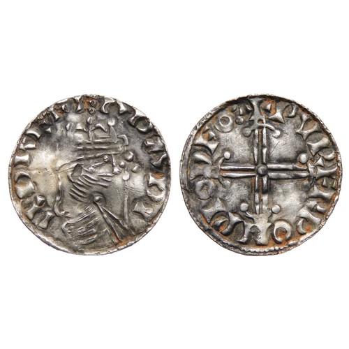 171 - Edward the Confessor Penny. Hammer Cross Type, 1059-62 AD. Silver, 1.20g. 20mm. Crowned bust right w... 