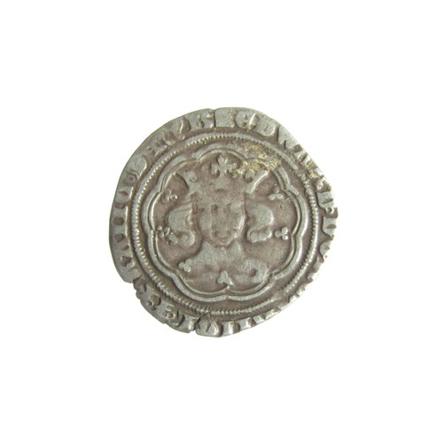 212 - Edward III Groat. Pre-Treaty Period, 1351-61. Silver, 3.24g. 26 mm. Crowned facing bust, +EDWARD D G... 