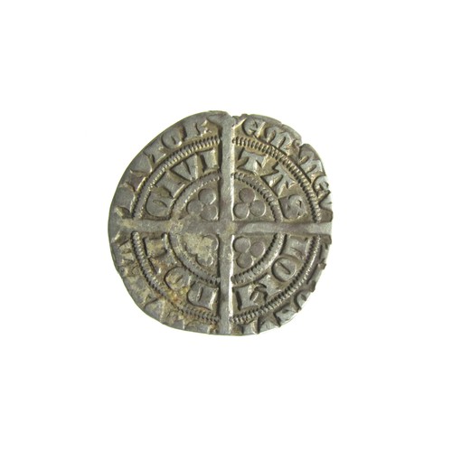 212 - Edward III Groat. Pre-Treaty Period, 1351-61. Silver, 3.24g. 26 mm. Crowned facing bust, +EDWARD D G... 