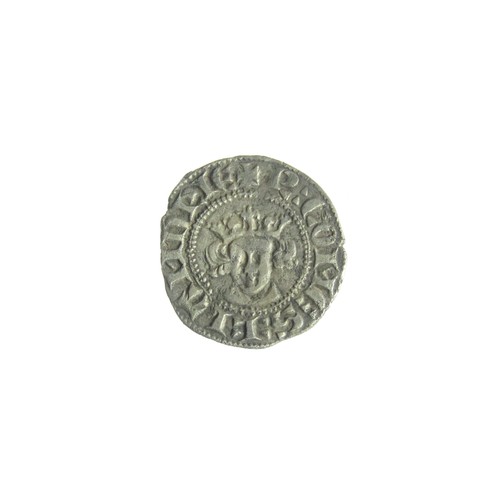 262 - Robert of Bethune, Flanders Sterling Penny. Silver, 1.32g. 19mm. Crowned facing bust, +R: COMES: FLA... 