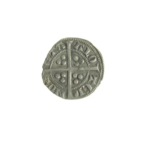 262 - Robert of Bethune, Flanders Sterling Penny. Silver, 1.32g. 19mm. Crowned facing bust, +R: COMES: FLA... 