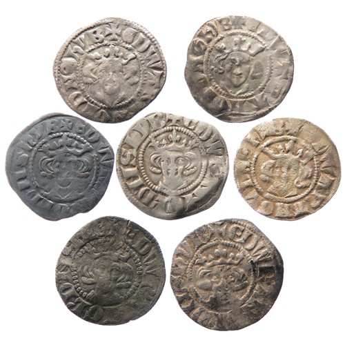 226 - English Hammered Silver Penny Group (7). Circa 13th-14th century AD. To include coins from the reign... 