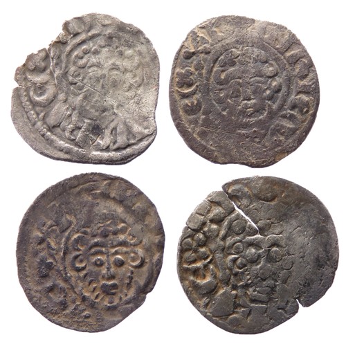 186 - English Short Cross Penny Group (4). Circa 13th century AD. To include coins from the reign of  Henr... 