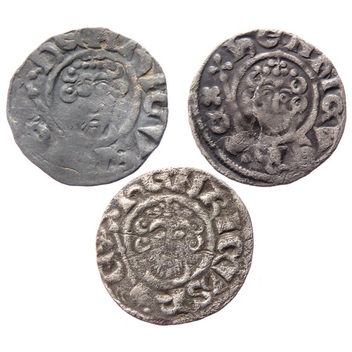 188 - English Short Cross Penny Group (3). Circa 12th-13th century AD. To includes coins from the reigns o... 