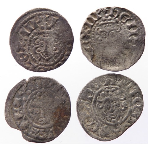 228 - English Hammered Silver Penny Group (4). Circa 12th-13th century AD. To include coins from the reign... 