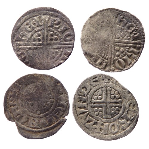 228 - English Hammered Silver Penny Group (4). Circa 12th-13th century AD. To include coins from the reign... 