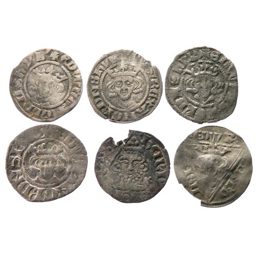 229 - English and Irish Penny Group (6). Circa 12th-14th century AD. To include coins from the reigns of, ... 