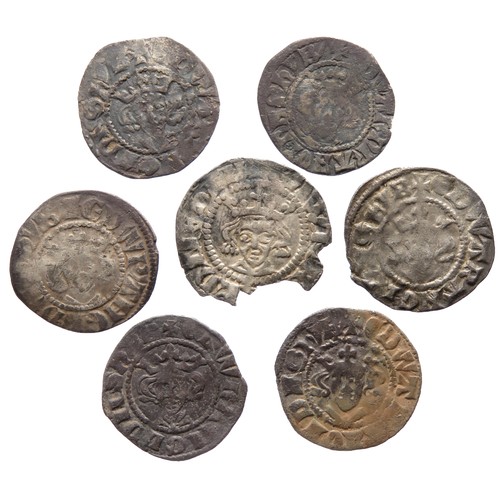 233 - English Hammered Silver Penny Group (7). To include coins from the reigns of Edward I & II minte... 