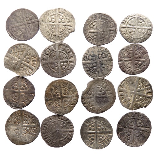 234 - English Hammered Silver Penny Group (16). To include coins from the reigns of Edward I & II mint... 