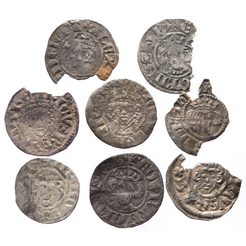 236 - Medieval hammered silver coin group (9). Circa 12th-14th century AD. To include coins from the reign... 