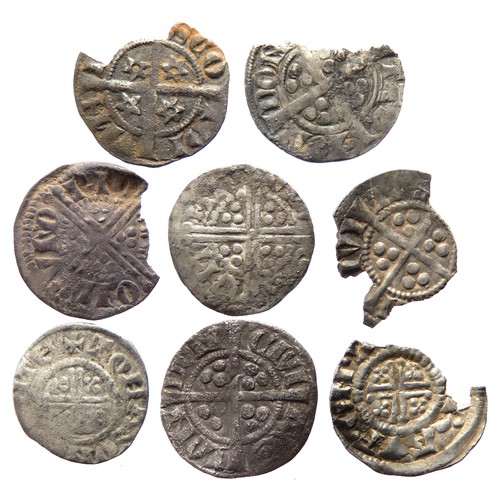 236 - Medieval hammered silver coin group (9). Circa 12th-14th century AD. To include coins from the reign... 