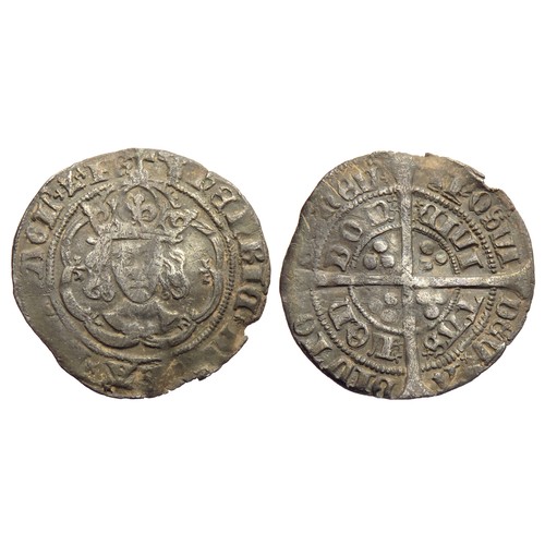 274 - Henry VII Groat. 1485-1509 AD. London. Silver, 26mm, 2.70g. Crowned facing bust, HENRIC DI GRA REX A... 