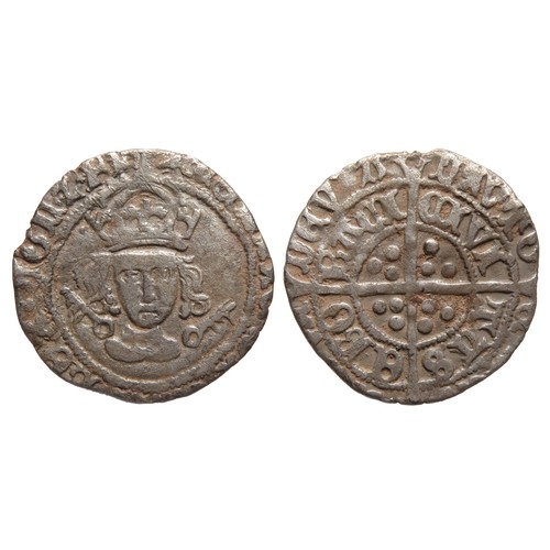 276 - Henry VII Halfgroat, York. Archbishop Savage. Silver, 19mm, 1.33g. Crowned facing bust, keys at neck... 