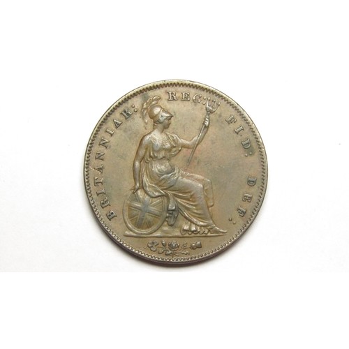 378 - Victoria Penny 1859. Copper, 18.73g. 34 mm. Young head left, date below. VICTORIA DEI GRATIA. R. BRI... 