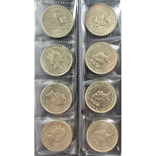 391 - Large Collection of late milled coinage and commemoratives, to include. Boxed set of commemorative m... 