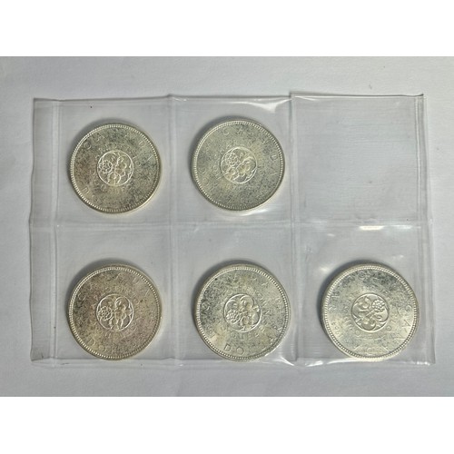 394 - Collection of Uncirculated Canada Silver Dollars (15). 2 x Canadian Series Sets, 1963-1967 & 5 x... 