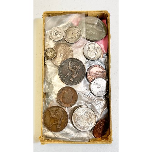 387 - Collection of U.K and World Coins. To include mainly, 19th-20th century pieces in Silver, Copper and... 