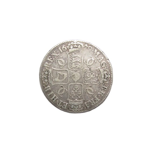 337 - Charles II Crown 1679. Silver, 29.54g. 39mm. Laureate bust right, CAROLVS II DEI GRATIA. R. Crowned ... 