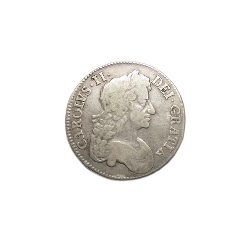 337 - Charles II Crown 1679. Silver, 29.54g. 39mm. Laureate bust right, CAROLVS II DEI GRATIA. R. Crowned ... 