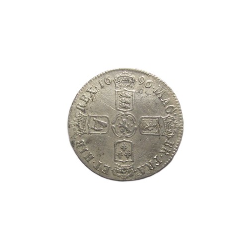 341 - William III Halfcrown 1696. Silver, 15.22g. 33mm. Laureate and draped bust right, GVLIELMVS III DEI ... 