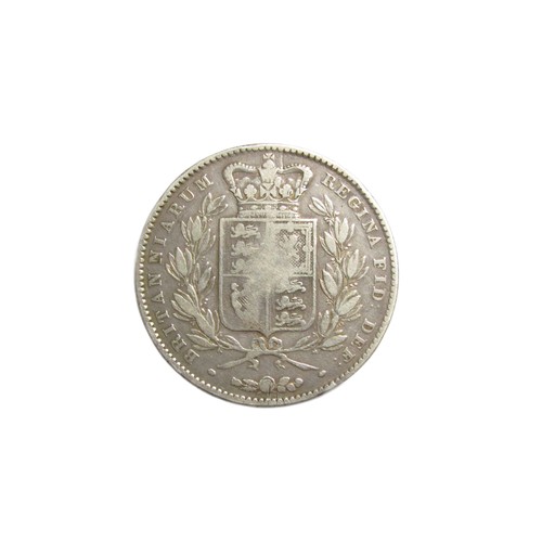 373 - Victoria Crown 1844. Silver, 27.80g. 38mm. Young head left, date below. VICTORIA DEI GRATIA. R. Crow... 