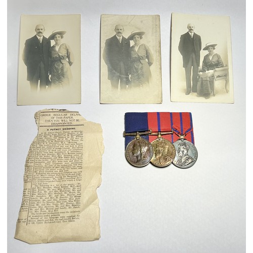 409 - A Trio of Metropolitan Police Medals. Awarded to P.C. W. Rossiter. 1897, Jubilee of Queen Victoria. ... 