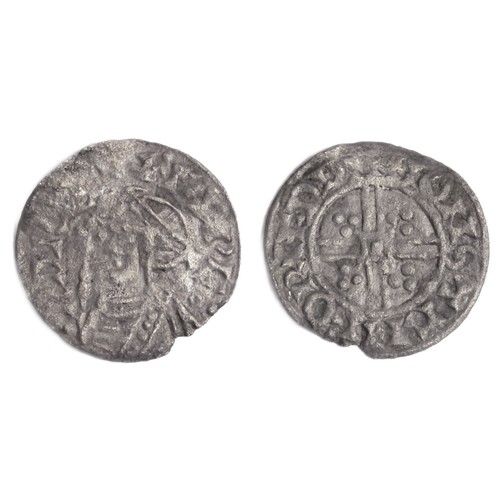 170 - Edward the Confessor Penny. Trefoil Quadrilateral type. Stamford mint. Silver, 0.65g. 18 mm. Diademe... 