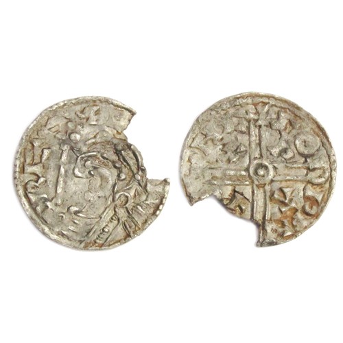 169 - Edward the Confessor, 1042-1066 AD. PACX Type Penny. Silver, 0.87g. 17.5 mm. Diademed bust with scep... 