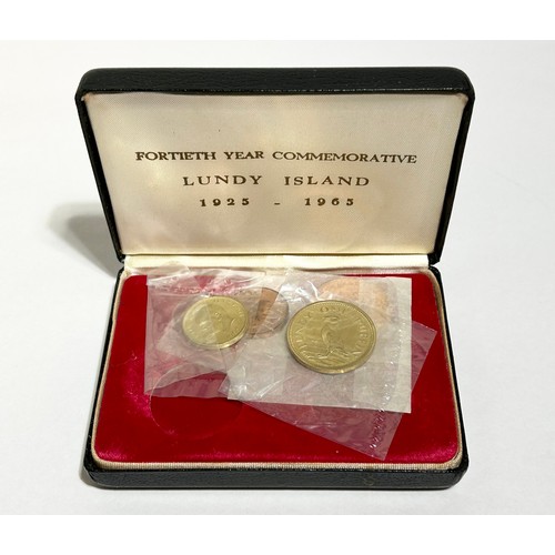 401 - Collection of World Proof Coin Sets (8). To include, Isle of Lundy 1925-1965 x2, Gardiners Island 19... 