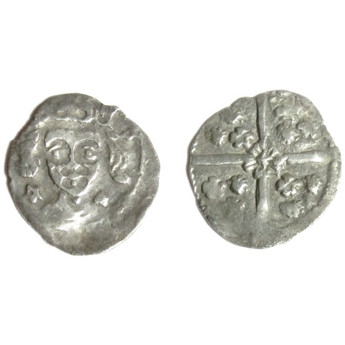 252 - Edward IV Irish Penny. Dublin mint. Sun and Rose Coinage, 1479. Silver, 0.32g. 13mm. Crowned facing ... 