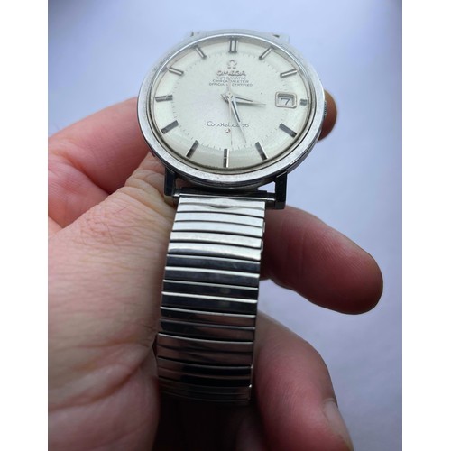 404 - 1965 Omega Constellation Watch. Automatic chronometer, officially certified. Stainless steel with br... 