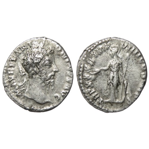 139 - Marcus Aurelius Denarius. 2.85g. Laureate bust right, M AUREL ANTONINVS AVG. R. TR P XXXII IMP VIIII... 