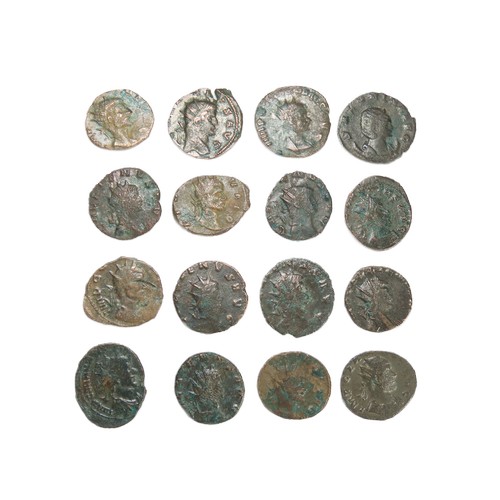 183 - Roman Antoninianus (16). Circa 3rd century AD. Billon, 17-21mm. Coins from various reigns to include... 