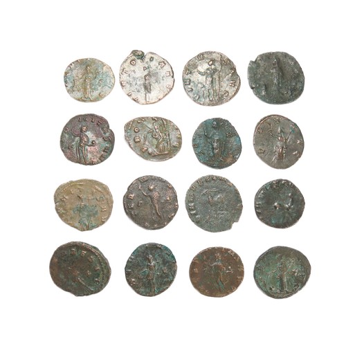 183 - Roman Antoninianus (16). Circa 3rd century AD. Billon, 17-21mm. Coins from various reigns to include... 